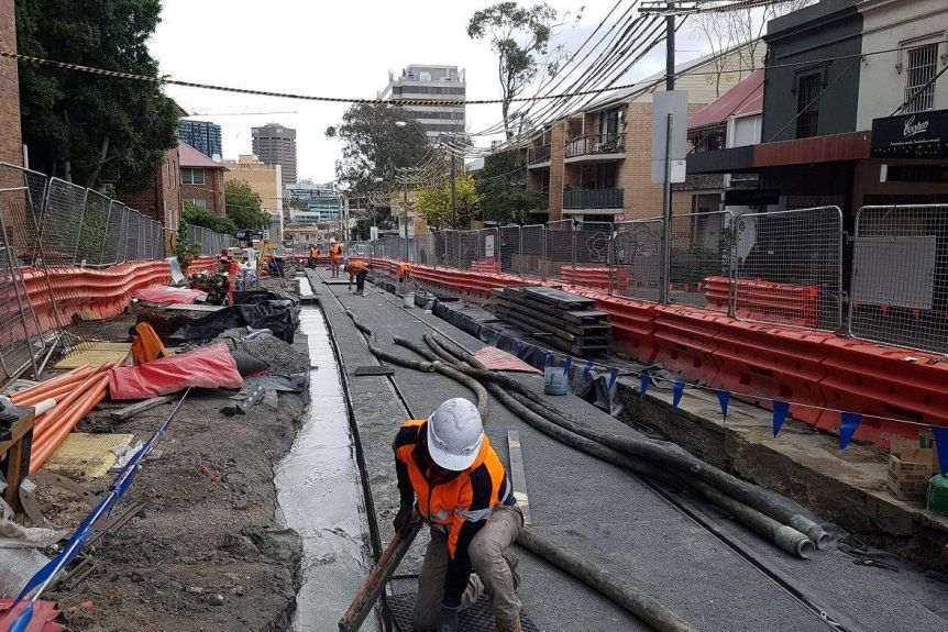 2018 Sydney LR construction 2018 Sydney LR construction