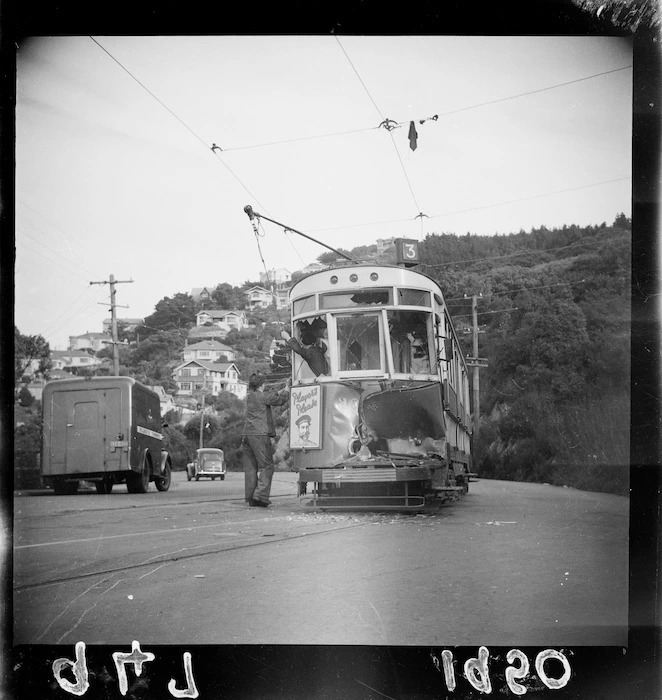 29 June 1950 - Crawford Rd;  tram crash; no injury details.